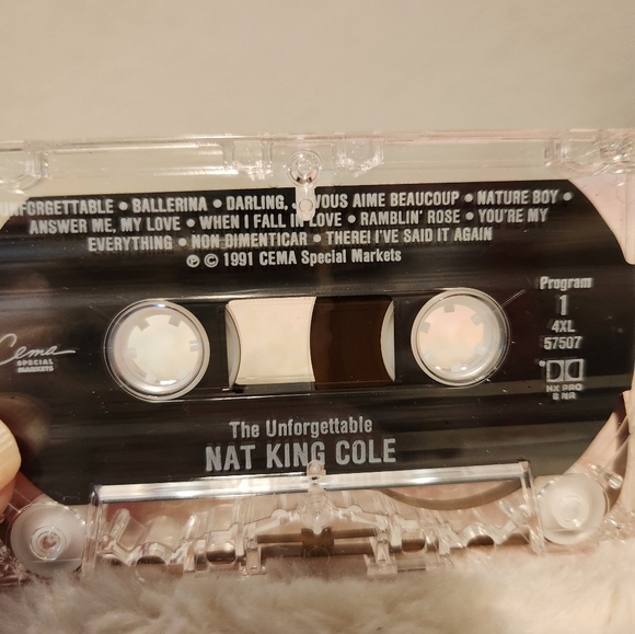 Nat King Cole The Unforgettable opened cassette tape. - Picture 4 of 5